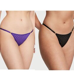 Victoria&acutes Secret стринги Lace Adjustable String Thong Panty
