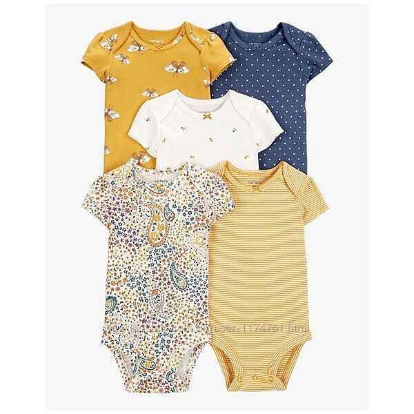 Картерс Carter´s carters набор боди Baby 5-Pack Short-Sleeve Original