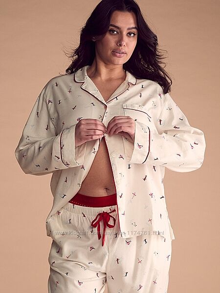 Victoria´s Secret пижама, костюм для дома Flannel Long Pajama Set