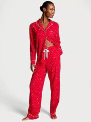 Victoria&acutes Secret пижама, костюм для дома Flannel Long Pajama Set