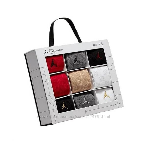 Носки длинные джордан Jordan Holiday Crew Gift Box