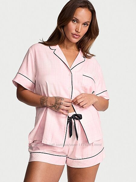 Victoria´s Secret пижама, костюм для сна Flannel Short Pajama Set