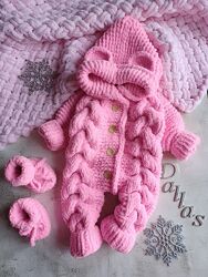 Плюшевий комбінезон Ведмедик, пінетки