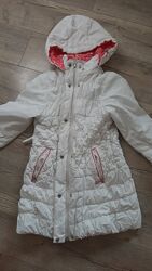 Куртка для дівчинки 6 -8 років біла демісезонна RM