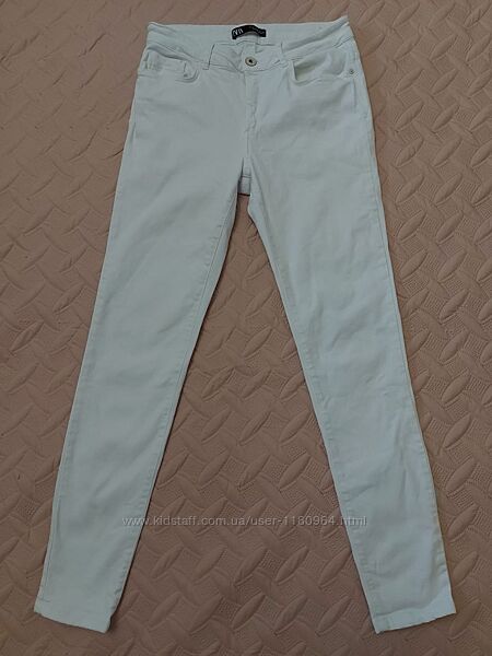 Білі джинси стрейчові жіночі Zara
