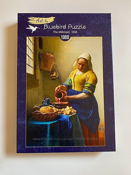 Пазл арт, картина Молочниця, Ян Вермер. Bluebird Puzzle