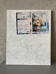 Картина за номерами з фарбами металік