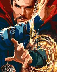 Картина за номерами. Супергерої, Марвел, Бетмен, Месники, Стрендж, Танос