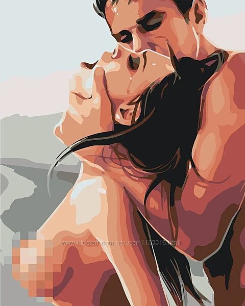 Картина за номерами, романтичні пікантні сюжети