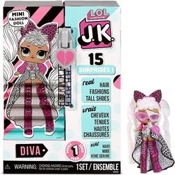 Кукла лол Дива Королева Пчелка LOL Surprise JK Mini Queen Bee Diva Neon 
