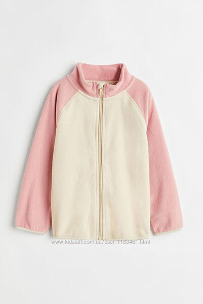Тепла фірмова фліска H&M флісова кофта флиска флисовая кофа на замке молнии