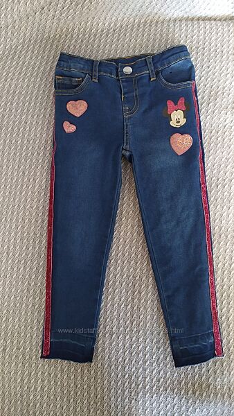 Фирменные джинсы Disney на 3-4года