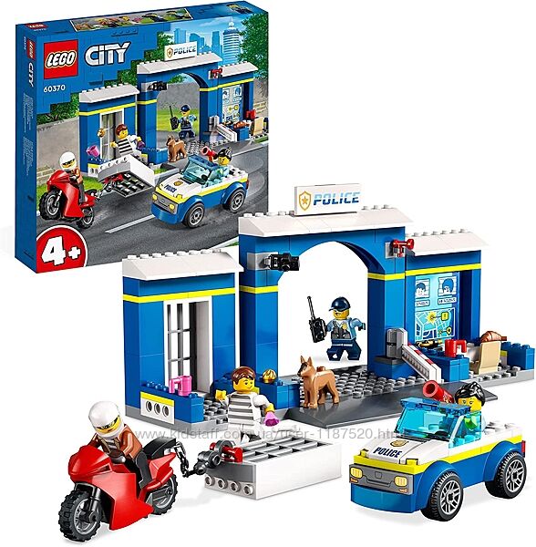 Конструктор 60370 LEGO City Преследование на полицейском участке сити