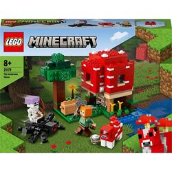 Конструктор LEGO 21179 Minecraft Грибной дом лего майнкрафт оригинал