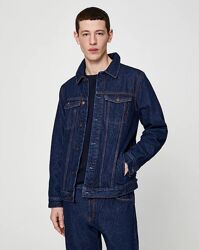 Мужская джинсовая куртка от Pull&Bear, S, оригинал, Испания