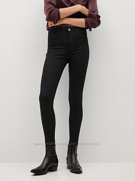 Черные джинсы MANGO, высокий рост, 36р, Испания