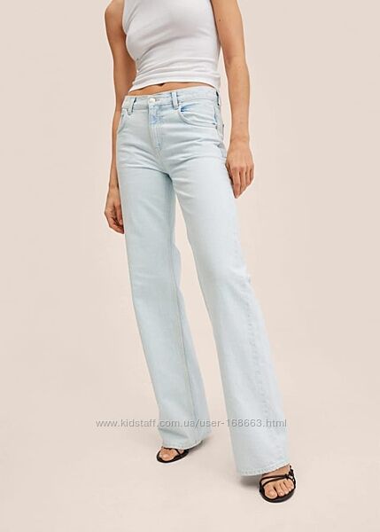 Широкие длинные джинсы от Mango, все размеры, Испания, оригинал