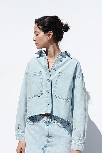 Джинсовая куртка от Zara, XL, оригинал, Испания