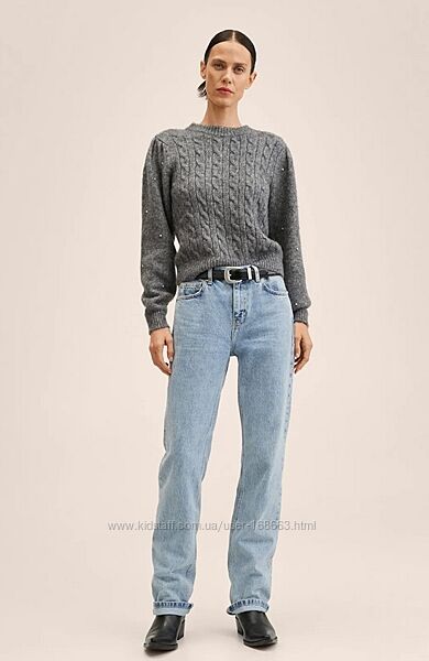 Прямые длинные джинсы от Mango, 38, 40, 42р, Испания, оригинал
