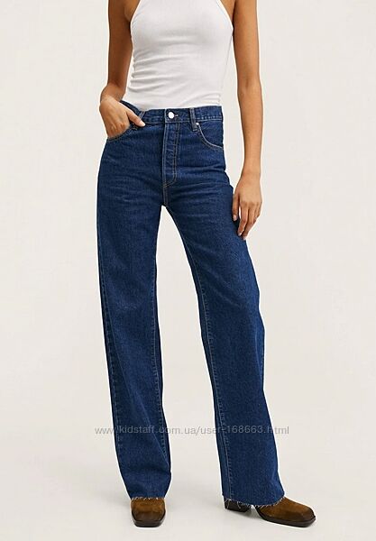 Широкие длинные джинсы от Mango, 34, 38, 42р, Испания, оригинал