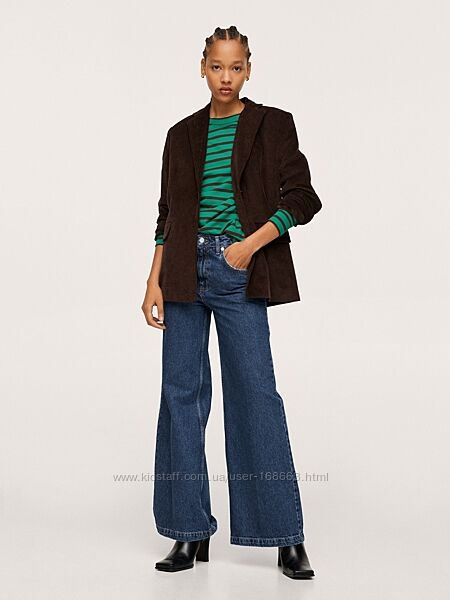 Широкие длинные джинсы от Mango, 32р, Испания, оригинал