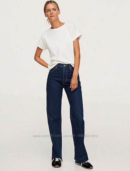 Широкие длинные джинсы от Mango, 42р, Испания, оригинал