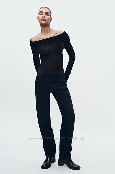 Длинные свободные джинсы от Zara Woman, 34, 36, 40, 42р, оригинал