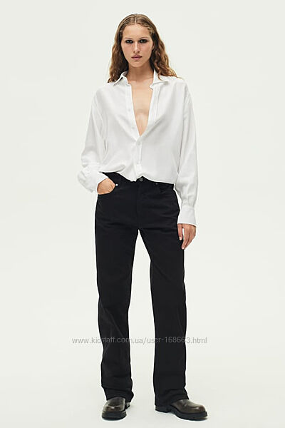 Длинные свободные джинсы от Zara Woman, 34, 36, 42р, оригинал