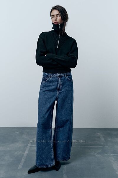 Широкие джинсы super wide leg от Zara 36, 38, 40р, оригинал