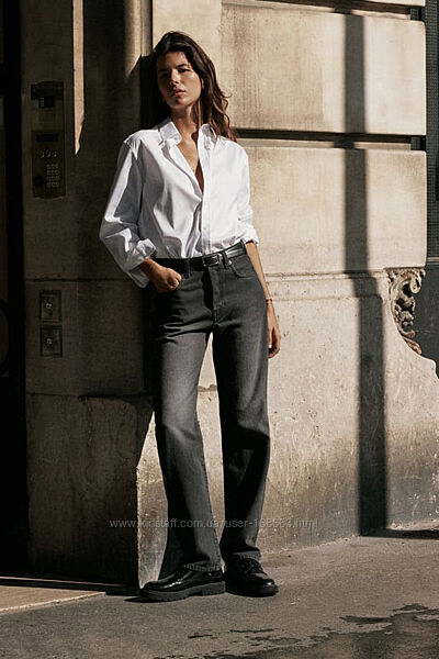 Длинные свободные джинсы от Zara Woman, 36р, оригинал