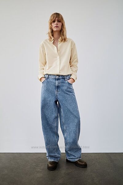 Широкие свободные джинсы от Zara 34, 36, 38, 40р, оригинал