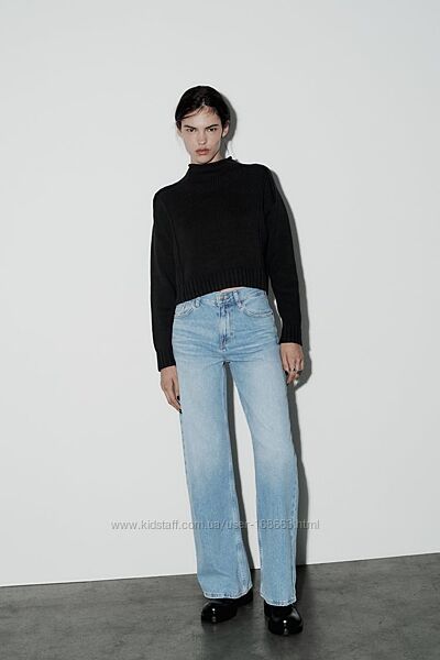 Широкие длинные джинсы wide leg от Zara 32, 40р, оригинал