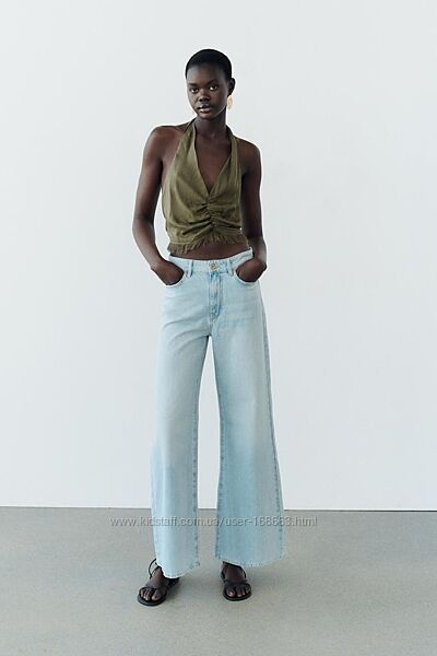 Широкие джинсы Wide leg от Zara, 36р, оригинал