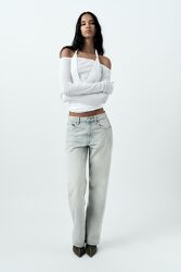 Широкие свободные джинсы от Zara, 44р, оригинал