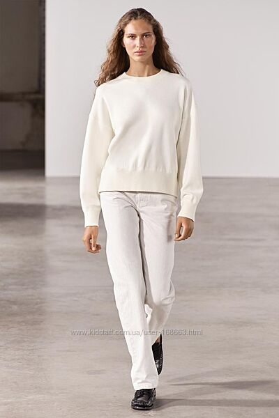 Прямые джинсы с высокой посадкой Zara, 38р, оригинал