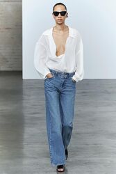 Широкие свободные джинсы от Zara 34р, оригинал