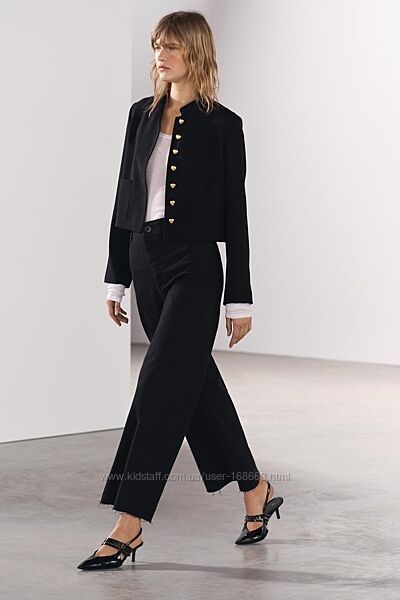 Джинсы с высокой посадкой от Zara, 36р, оригинал