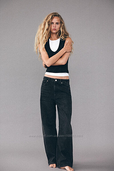 Вільні джинси Baggy Balloon від Zara, 44р, оригінал