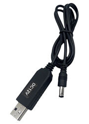 Підвищуючий перехідник - кабель для роутера Chengwan USB 5V to 12V DC 5.5х2