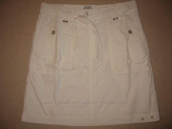 Новая белая хлопковая юбка TCM Tchibo, р. 38 евро, 46 укр.