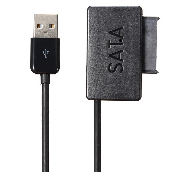 Адаптер USB 2. 0 - Slimline Sata 13 Pin SATA DVD CD Rom