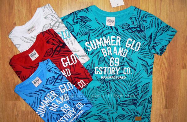 Яркие футболки GLO-STORY 100 хлопок