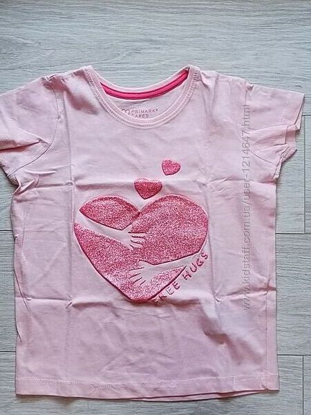 PRIMARK  бавовняна дитяча футболка  6-7 років