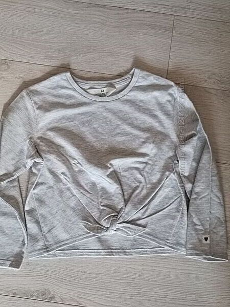 H&M світшот для дівчинки з натуральної бавовни