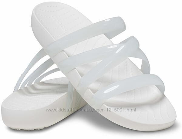 Шльопанці крокс Crocs Splash Glossy Strappy, 37-40