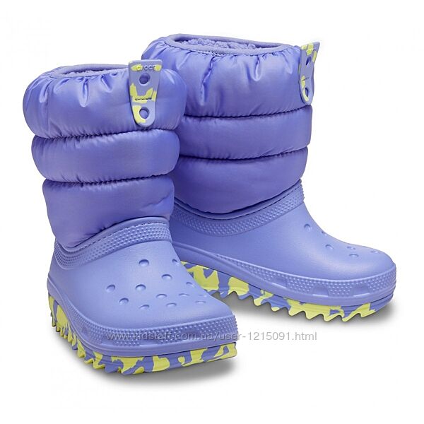Зимові чоботи крокс Crocs Neo Puff, С10