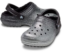 Утеплені сабо крокс Crocs Classic Glitter Lined, 38