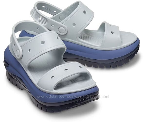 Босоніжки, шльопанці крокс Crocs Mega Crush Matte,  39, 40