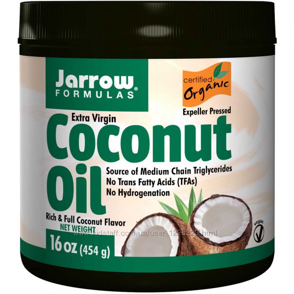 Органическое кокосовое масло первого отжима, 473 г