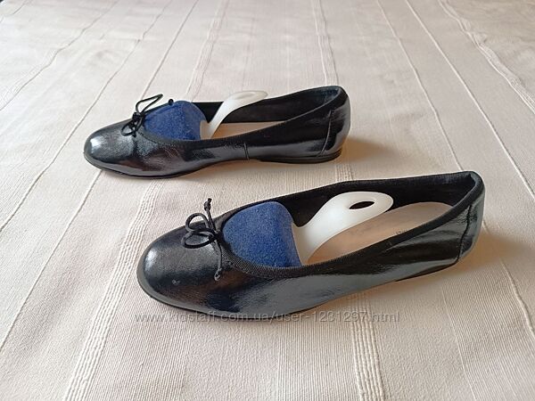 Шкіряні лакові балетки Status Made in Italy р.38